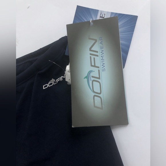 Dolfin Swimwear Jammer Navy Trunks NWT Men’s Size 34 - Picture 3 of 5